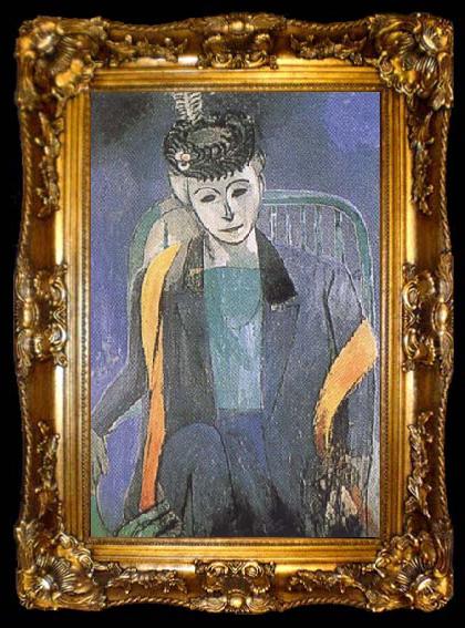 framed  Henri Matisse Portrait of Madame Matisse (mk35), ta009-2